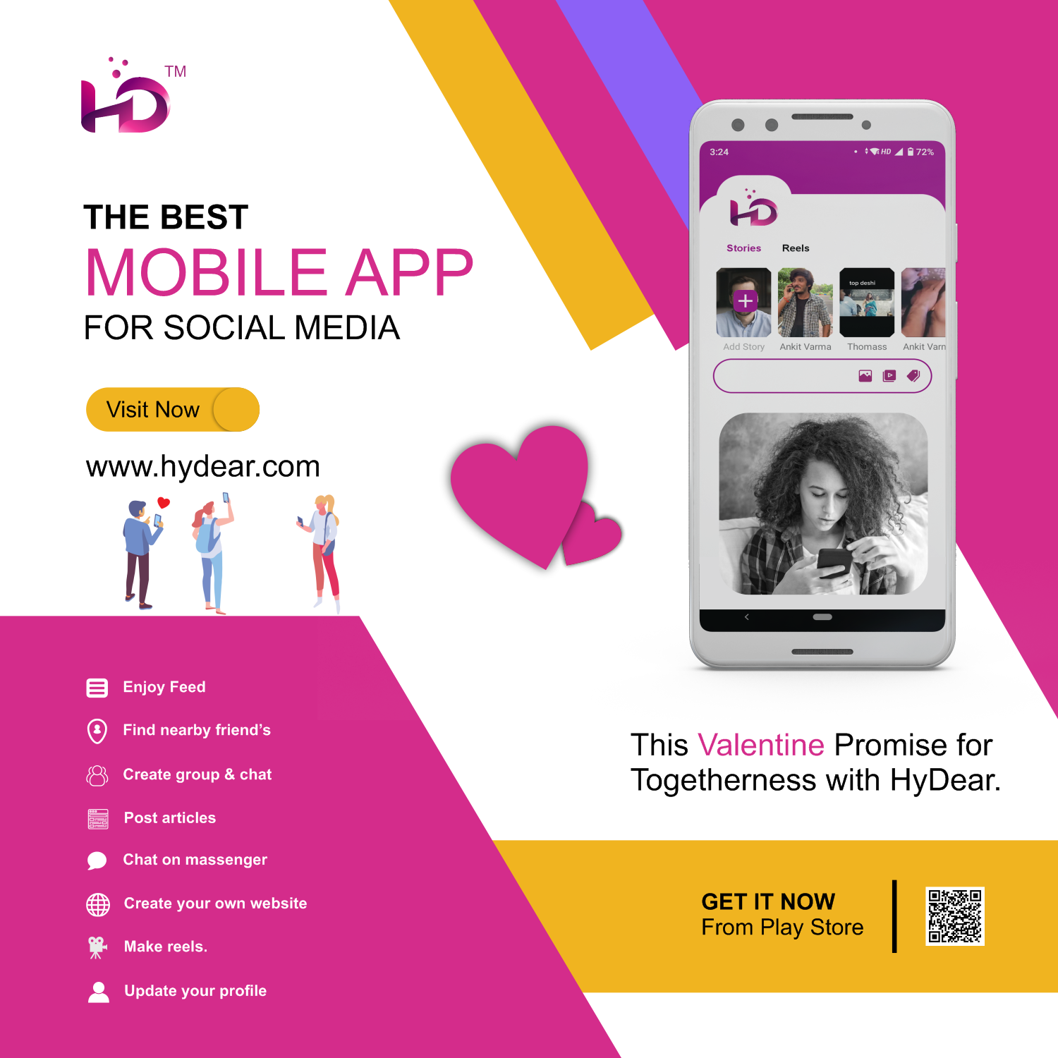 This Valentines promise for togetherness with Hydear content media