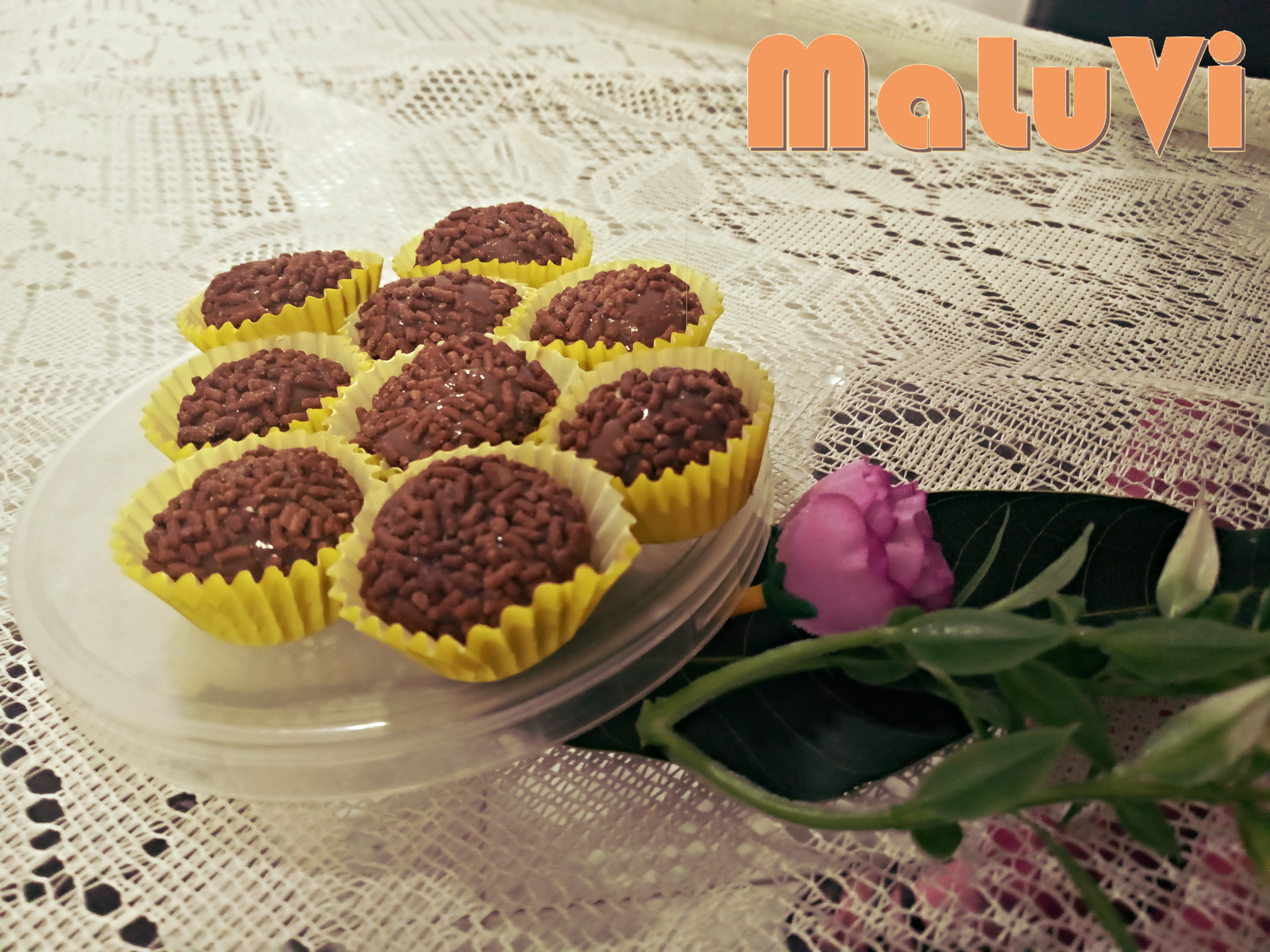 Brigadeiros caseiros Maluvi content media