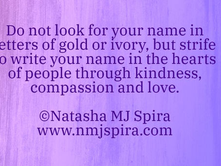 Do not look for your name...