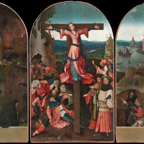 Jérôme Bosch, Le Martyre de Sainte Débarras dite Wilgeforte la barbue (diocèse de Liège 1497)