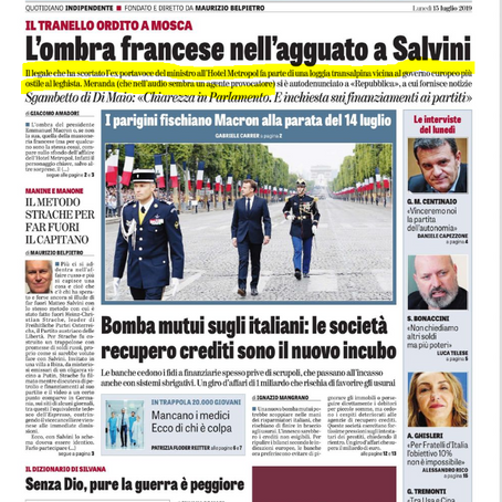 Fermi tutti! La Verità ha scoperto il complotto dei francesi dietro i rubli alla Lega 