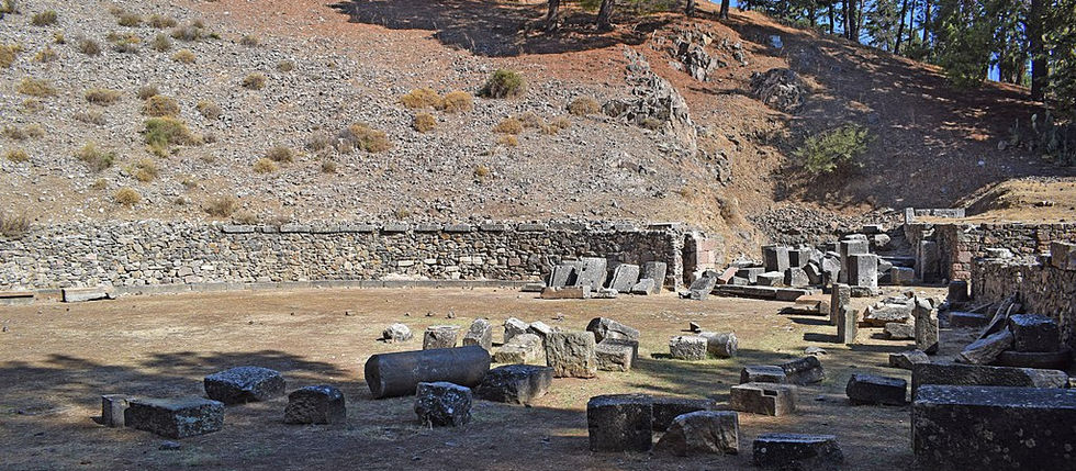 Ancient Theater of Mytilini | Lesvos| The Timeless Grandeur of the Echoes of Eternity
