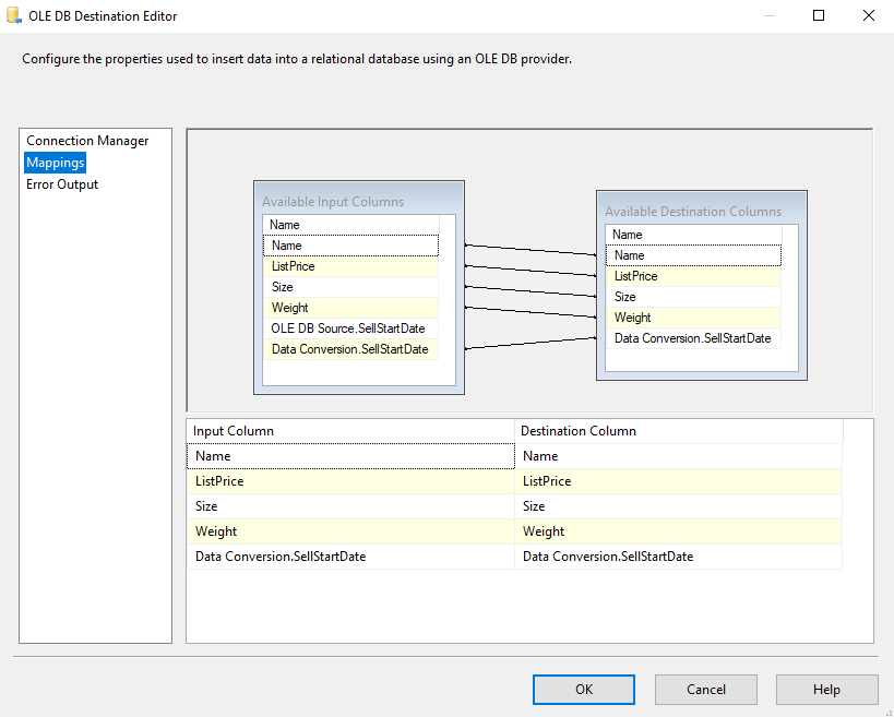 Create ssis package in visual studio 2017
