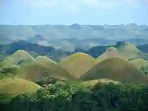Chocolates Hills de l'Ile de Bohol aux Philippines