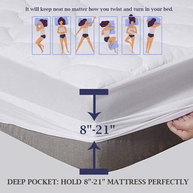 Waterproof Mattress Pad Cover, starts at $19.99