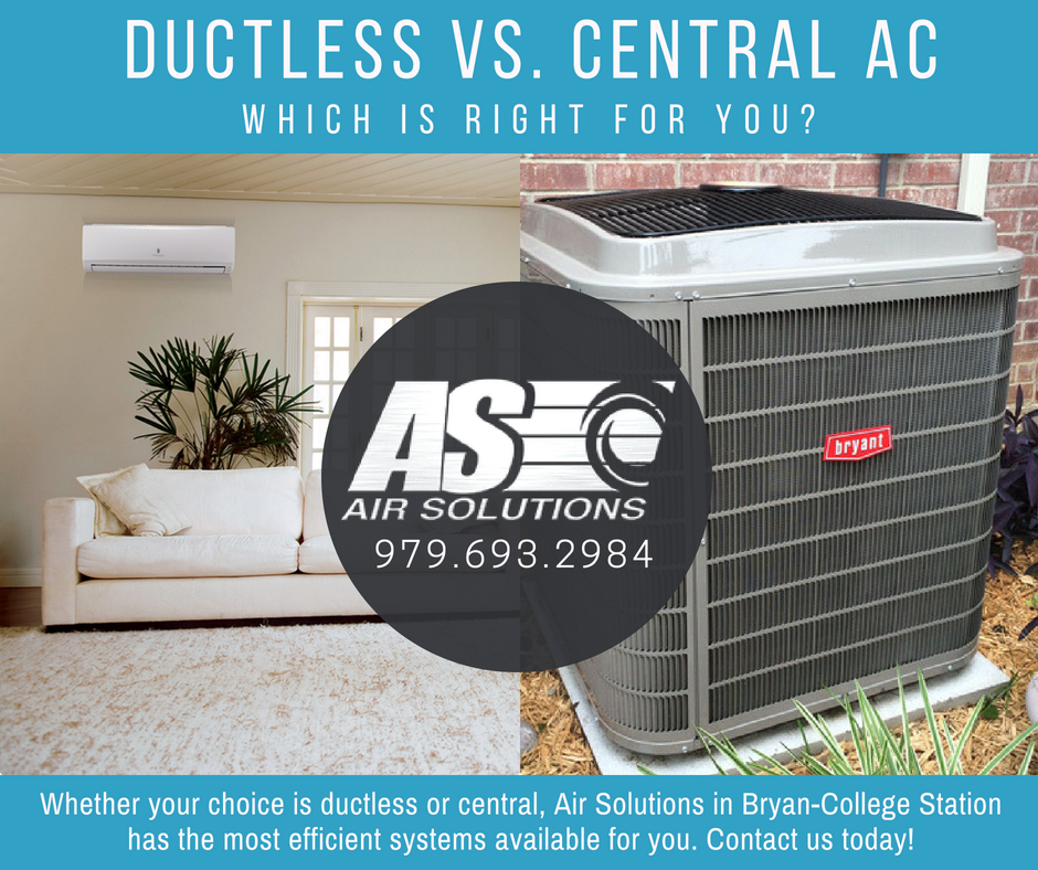 Ductless vs. Central AC Which is Right for You?