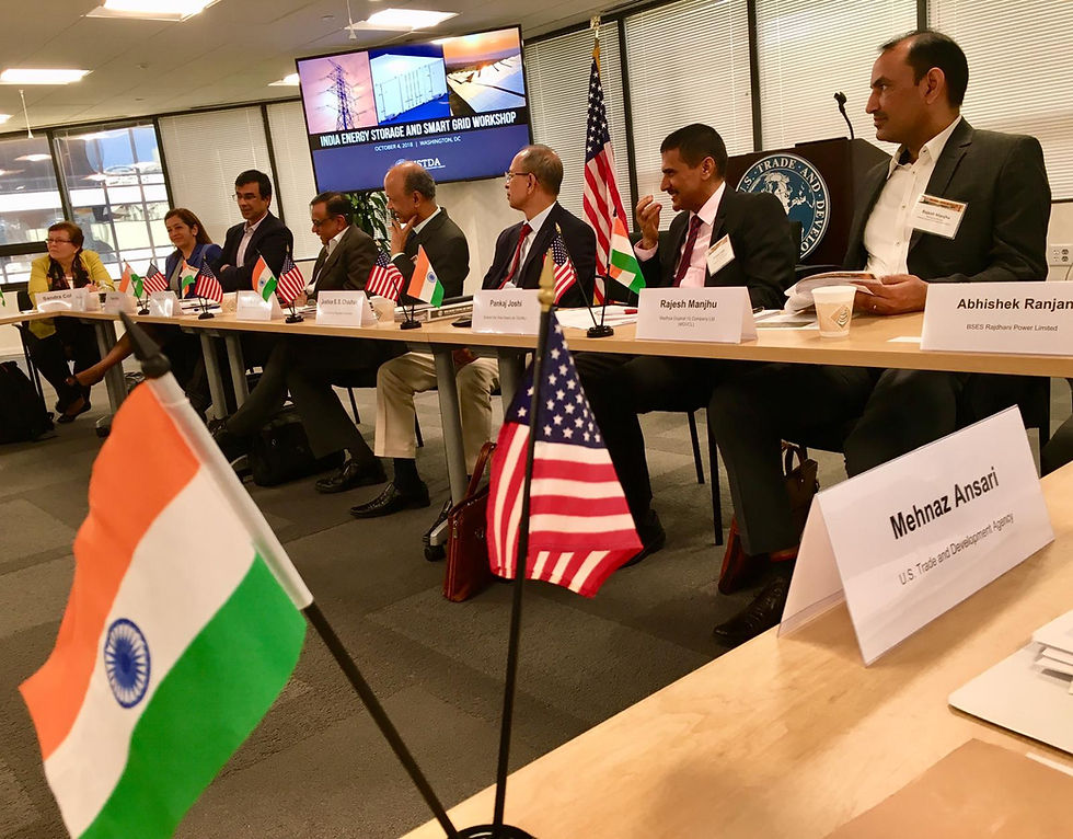 Tuatara Group organized a roundtable for the participating Indian delegates to engage with U.S. stakeholders including representatives from ANSI, NIST, CSIS, Energy Storage Association and ACORE.