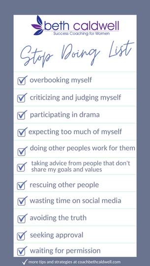 If You are Constantly “SHOULDING” Yourself,
Here is a List You Really Need