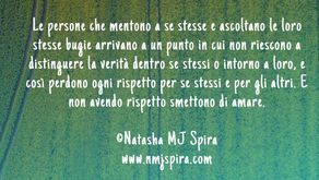 Le persone che mentono a se stesse...