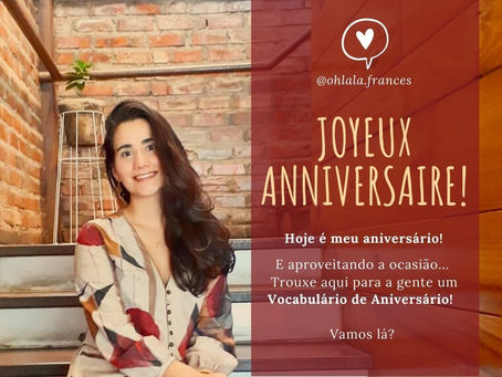 Vocabulário de Aniversário!