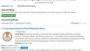 Top 100 E-Learning sites