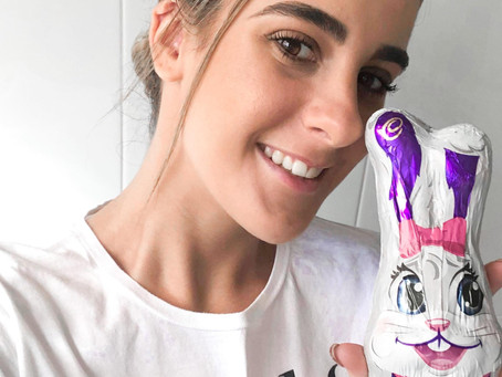 Did the Easter Bunny cause that chocolate blemish?