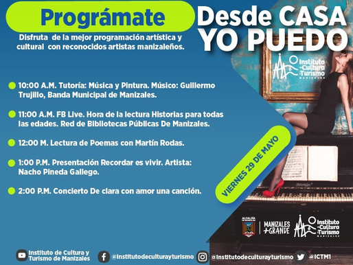 PROGRAMA TU VIERNES CON EL INSTITUTO DE CULTURA Y TURISMO