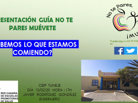 No te pares muévete (charla informativa).