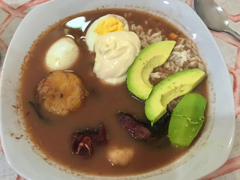 Sopa de Frijoles Hondureña