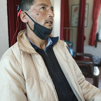 Nepalese man learning to speak again