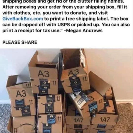 Give Back Box- such a great idea!