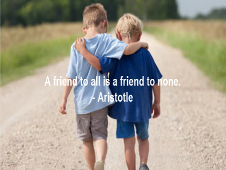 All a Person Needs is One Good Friend • by Leela Age 7