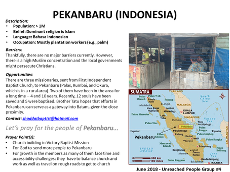 Unreached People Groups