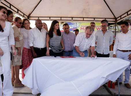 Después de una larga espera: firman acta de inicio de reconstrucción del muelle de Puerto Colombia