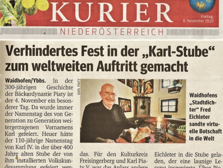 KURIER-Check: Stadtdichter Fred Eichleter 