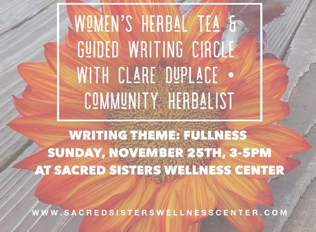 Women’s Herbal Tea & Guided Writing Circle