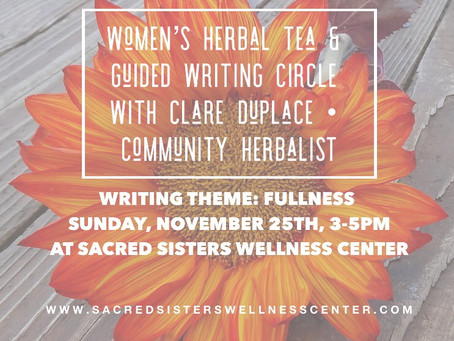 Women’s Herbal Tea & Guided Writing Circle
