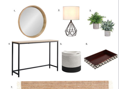 Simple Yet Stylish and Affordable Entryway 