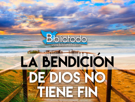 Eres una bendición.