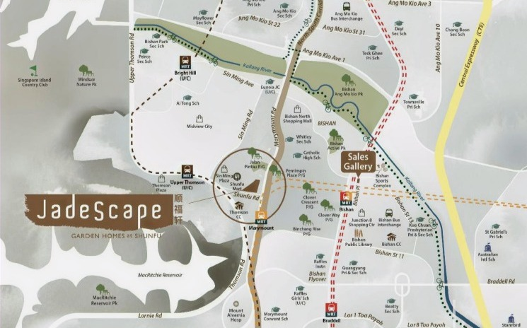 Jadescape location map