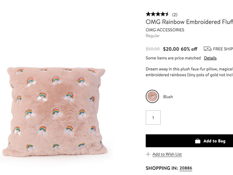 Playroom Pillow on Sale at Nordstrom!