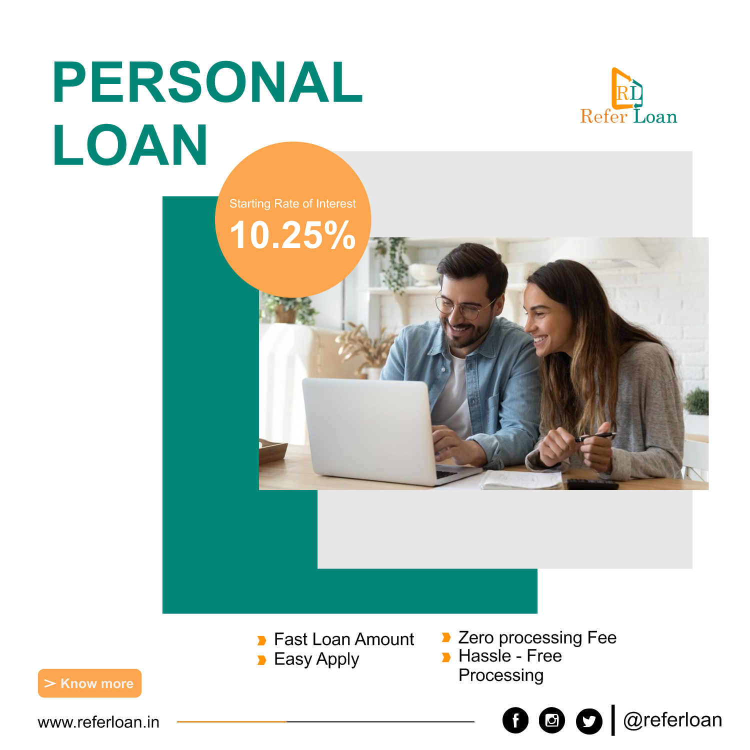 Personal Loan for Salaried person |Get Personal Loan | Referloan content media