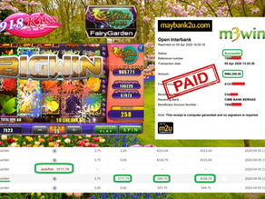 M3win Member Play FairyGarden In 918KISS Get Jackpot Won RM4200 !!!
