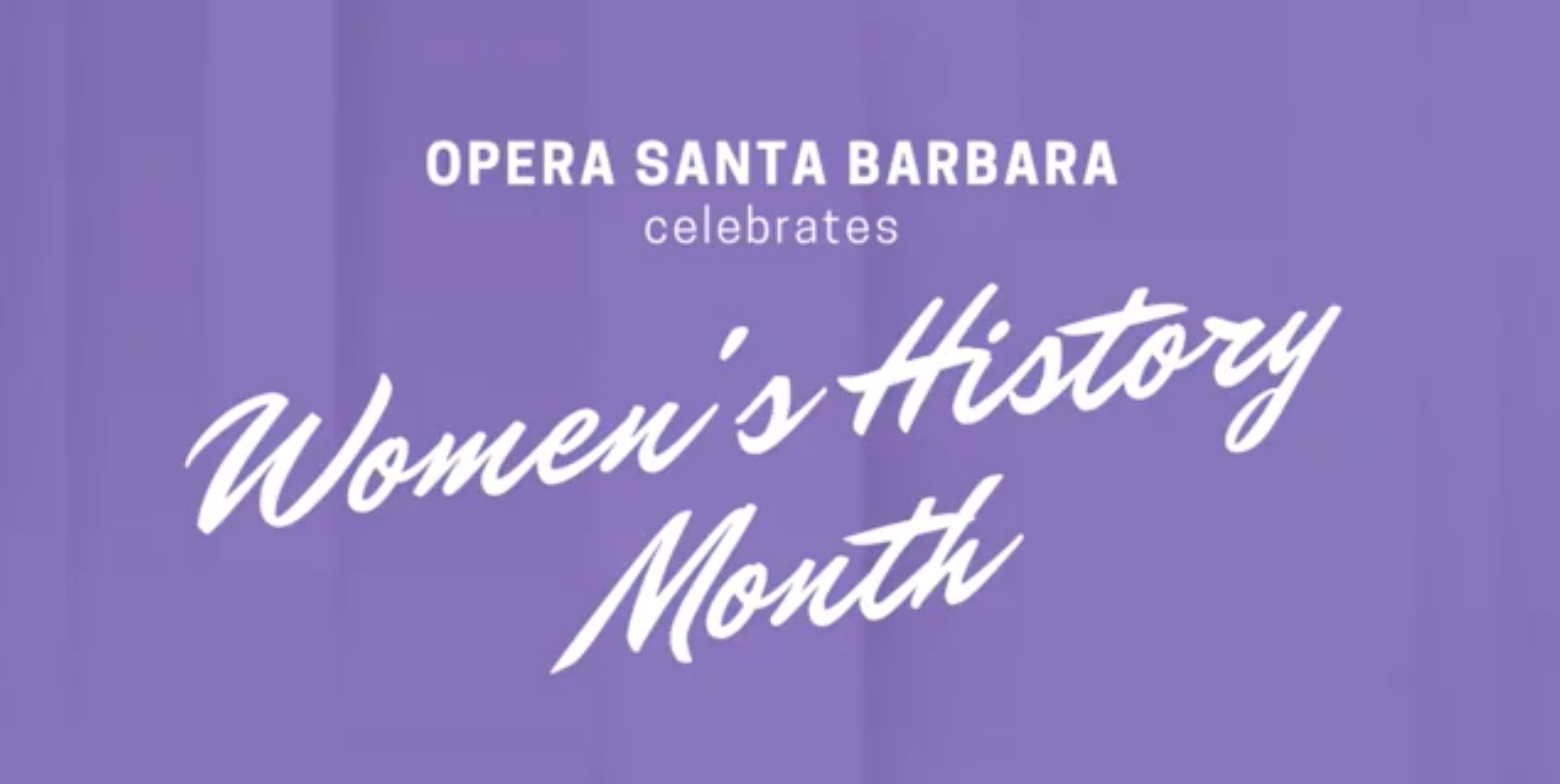 Sharon participated in a virtual event by the Opera Santa Barbara, led by soprano Audrey Yoder content media