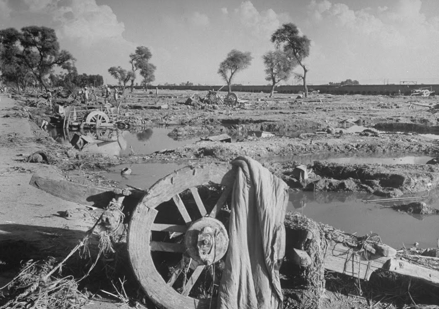 Wreckage after Beas floods content media