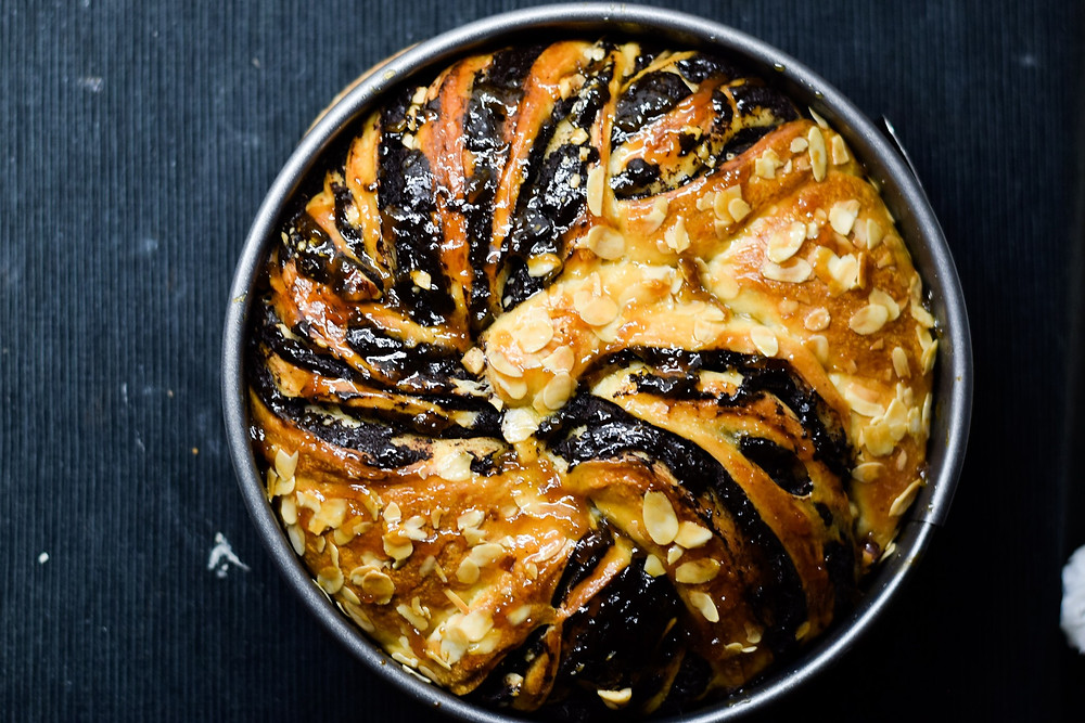 Babka με σοκολατένιο fudge