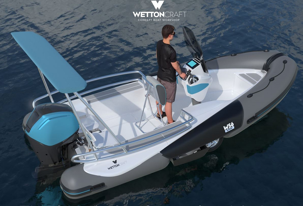 premier bateau avec remorque intégée le wetten56