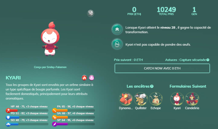 attraper mons