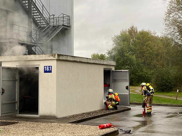 Trafobrand in Heufeld