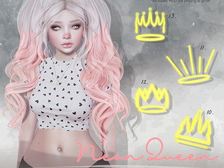 Doe Neon Queen Hair Gacha
