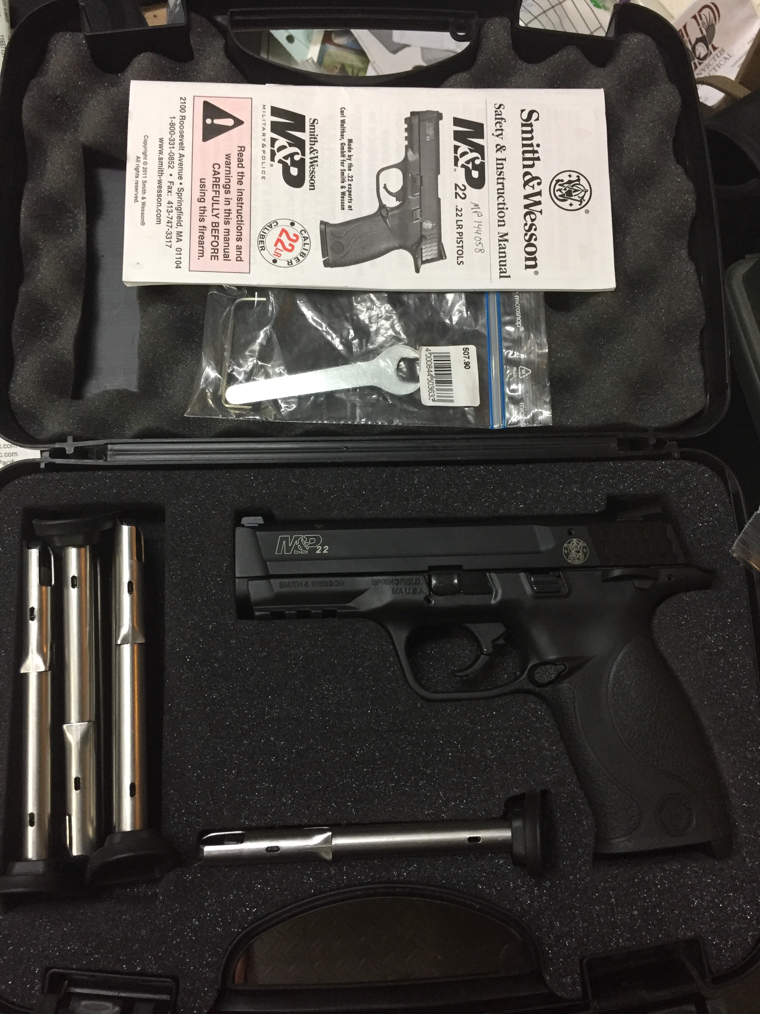 M&P 22 pistol content media