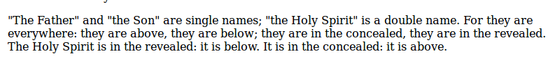 Hidden esoteric - Gospel according to Philip