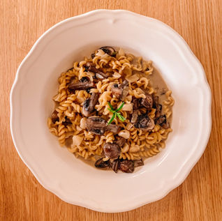 Creamy Mushroom & Macadamia One Pot Pasta