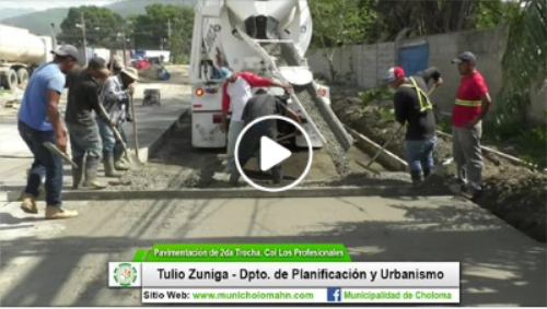 Se está pavimentando la segunda trocha en Col. Los Profesionales.