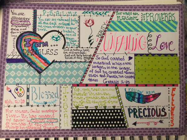 #Iamtemplate in BibleQuiltJournal