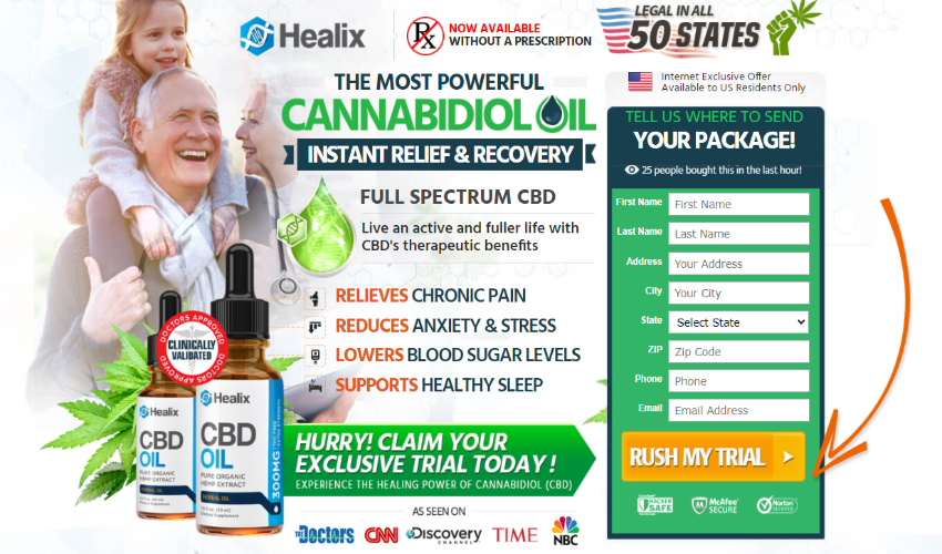 Healix CBD Oil Shark Tank Reviews:- Read Here To Buy From Official Site Only. content media