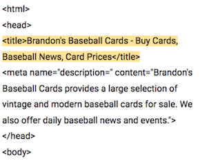 Google référencement - La balise titre de la page