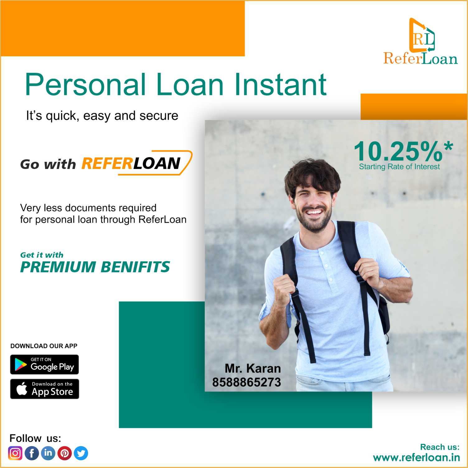 Minimum time to get loan| instant Personal loan |Referloan content media