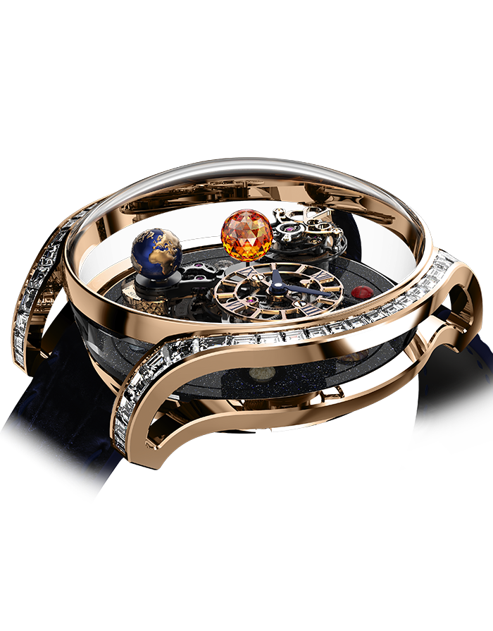 Jacob & Co. Astronomia Solar Full Baguette AS900.40.BD.BD.A content media