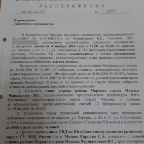 Анонс Правого Марша 4 ноября 2019 г.
